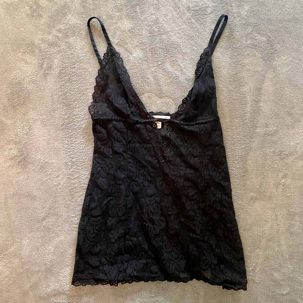 Victorias Secret black lace negligee